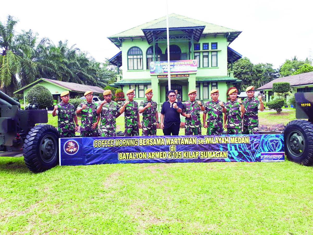 Danyon Armed 2/105 KS, Letkol Arm Heri Pujiyanto SSos : Wartawan Adalah Komponen Bela Bangsa