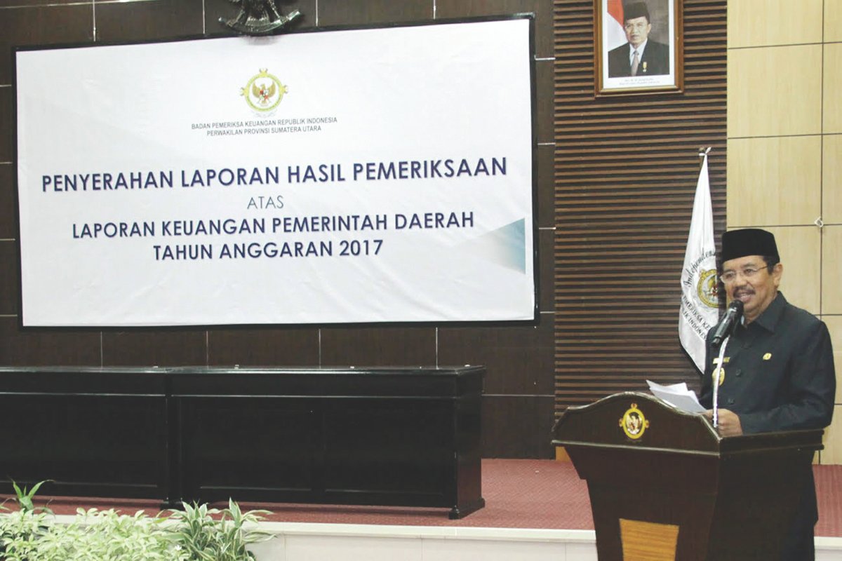 WTP Berturut 4 Tahun , Gubsu Erry: Penghargaan Buah Kerja Keras ASN dan Dukungan Masyarakat