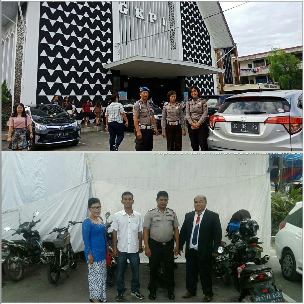 Polsek Medan Baru Pam 10 Gereja Prioritas