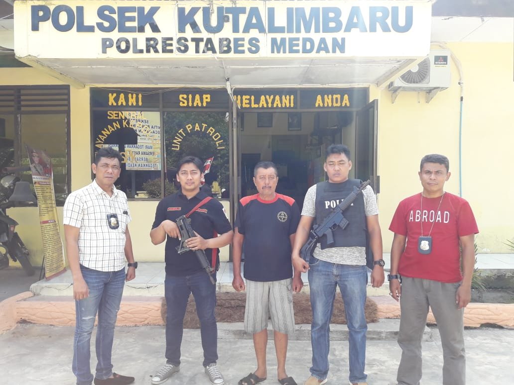 Team Pegasus Polsek Kutalimbaru Tangkap Pemalak Supir Truk