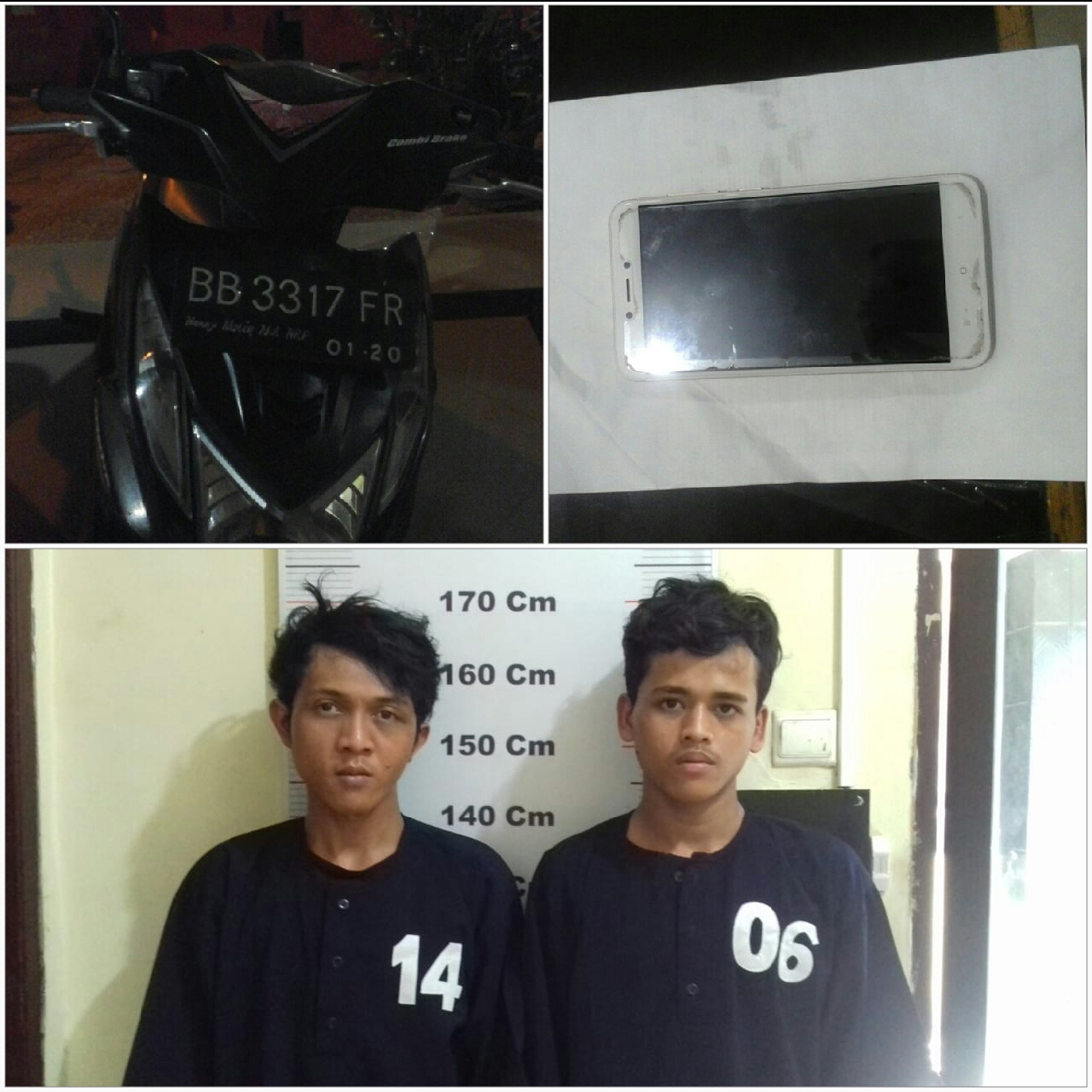 Dua Pemuda Pelaku Curas Diamankan Polsek Medan Helvetia di Aksi Ke 13