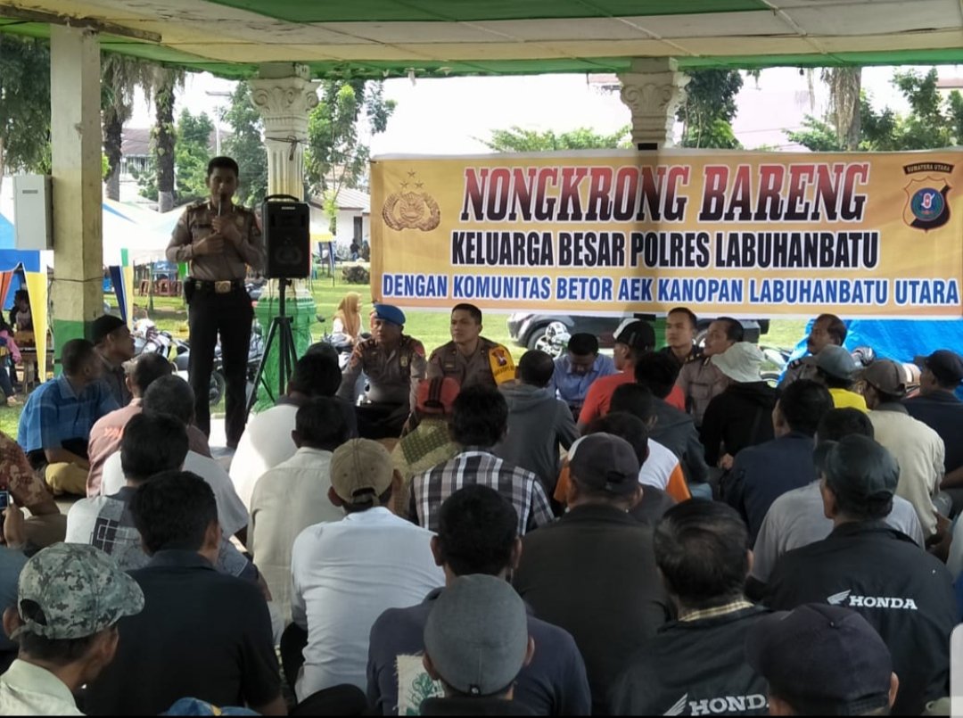 Polres Labuhanbatu Jalin Silahturahmi Dengan Abang Becak