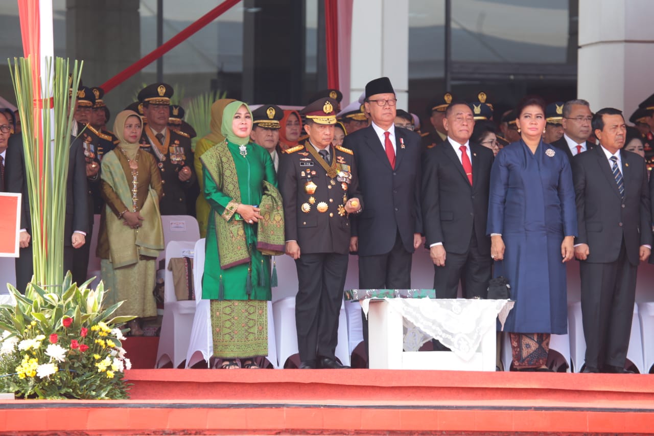 Kapolri Hadiri Peringatan HUT TNI ke 73