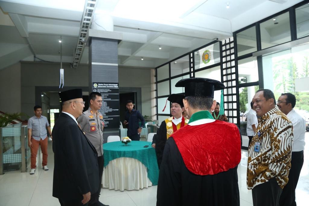 Kapolrestabes Tinjau Persiapan di Kampus USU