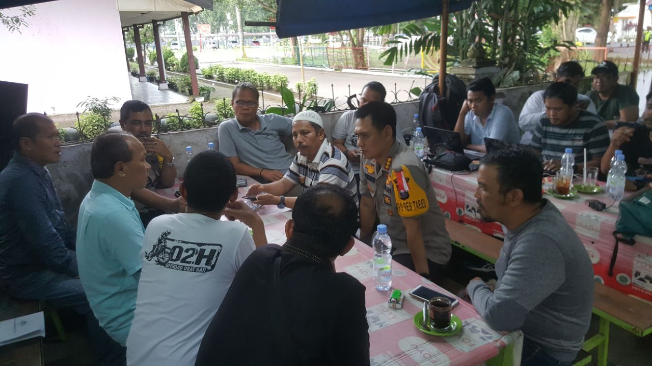 Meski Sibuk, Kapolda Sambangi Warkop Jurnalis