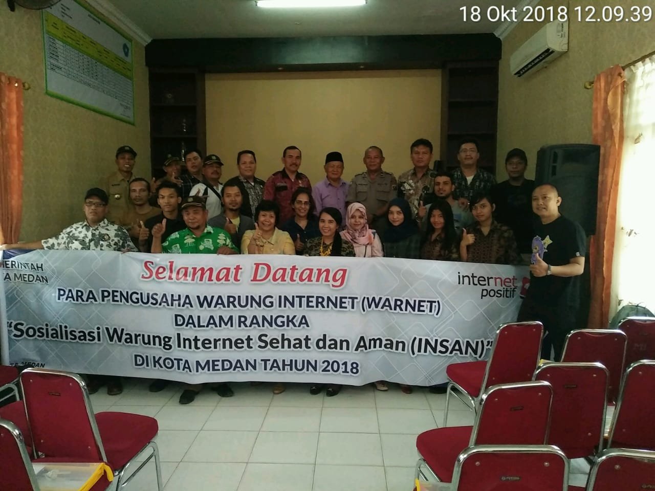 Polsek Medan Baru Sosislisasi Warnet Sehat dan Aman