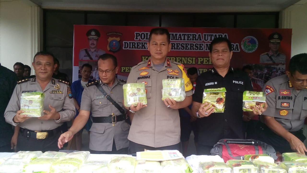 Bawa 41,5 kg Sabu, Dua Bandar Narkoba Tersungkur di Tembak Polisi