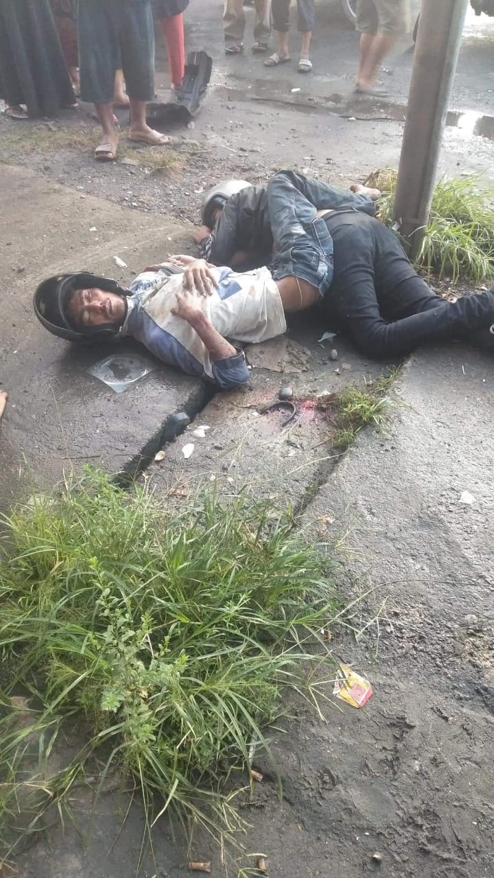 Usai Nabrak Tiang Listrik. Tersangka Jambret Merengang Nyawa
