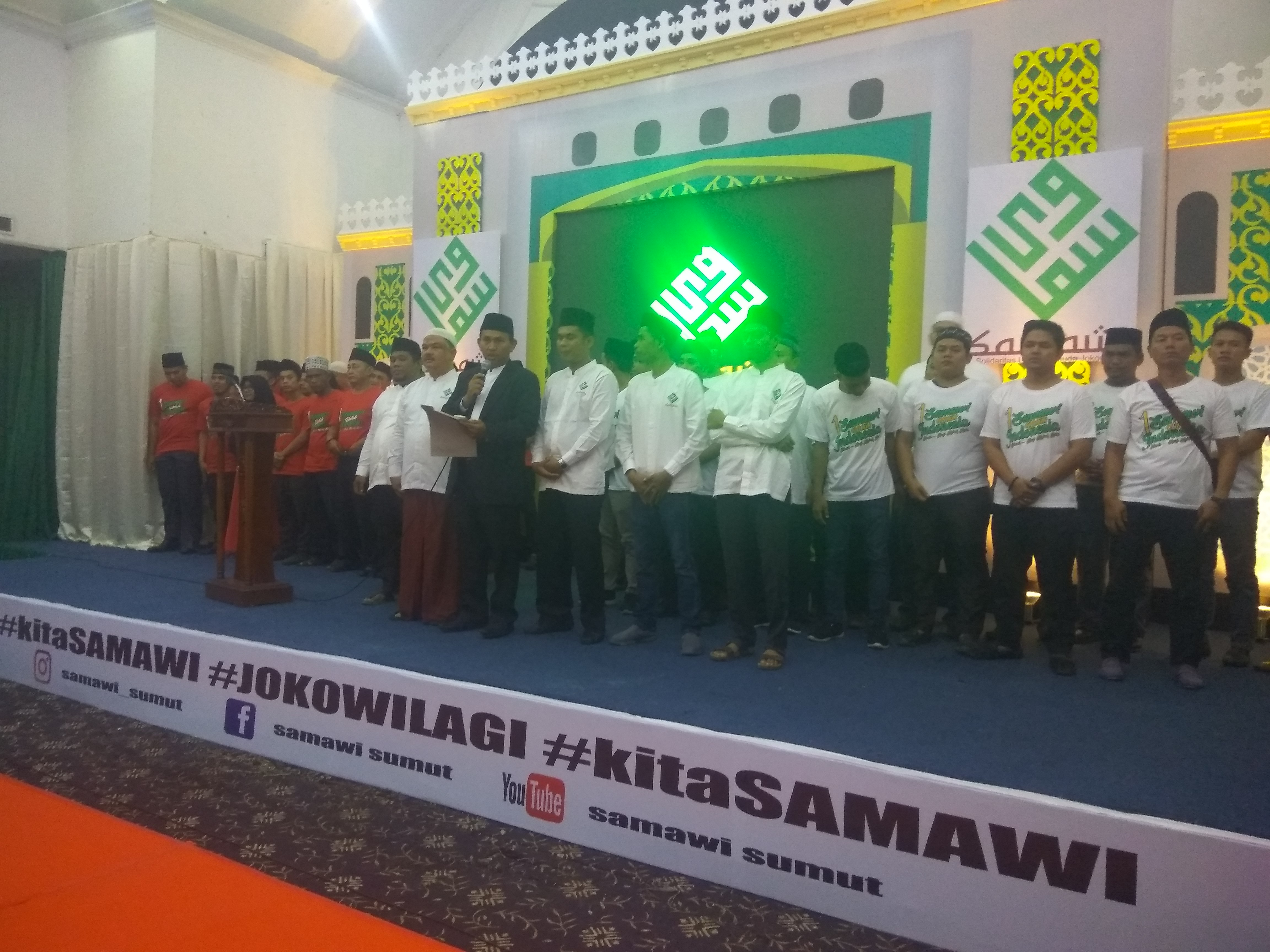 Samawi Sumut Dukung Jokowi - Maruf