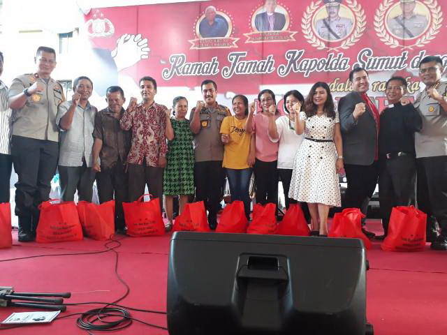 Umat Kristian Doa Bersama dengan Kapoldasu, Jaga Keamanan , Yuk Perangi Anti Hoax