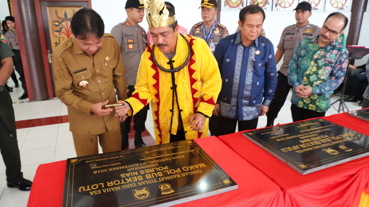 Kapolda Resmikan Polsub Sektor Polres Nias