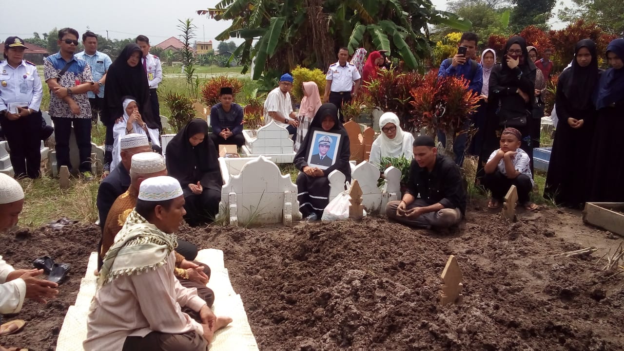 Muas Efendi, Jenazah Korban Lion JT 610 di Makamkan