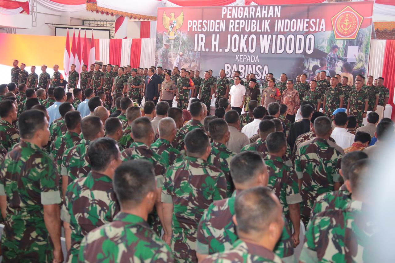 Presiden Berikan Pengarahan kepada Babinsa di Jambi