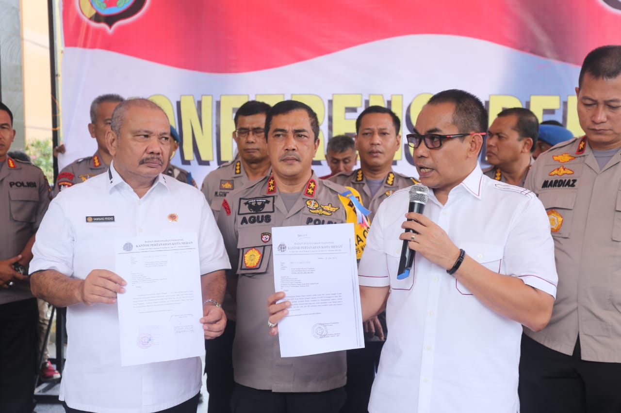 Poldasu BongkarMafia Tanah di BPN Medan