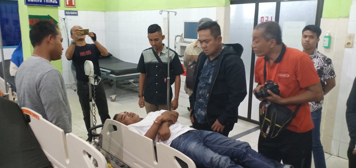 Ancam Istri Orang Dengan Arit, Oknum Security di Lumpuhkan