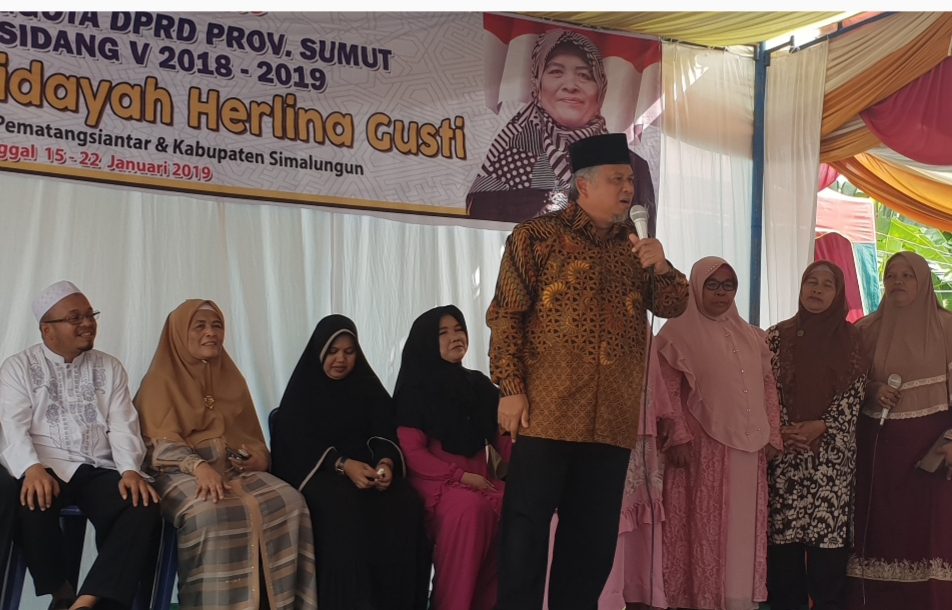 Reses Anggota DPRD Sumut Dra Hj Hidayah HG, Anggota DPR RI Anshori Siregar: PKI tak Boleh Hadir di NKRI