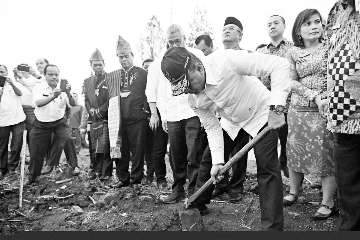 Gubsu Kunjungi SMK di Pakpak Bharat dan Dairi