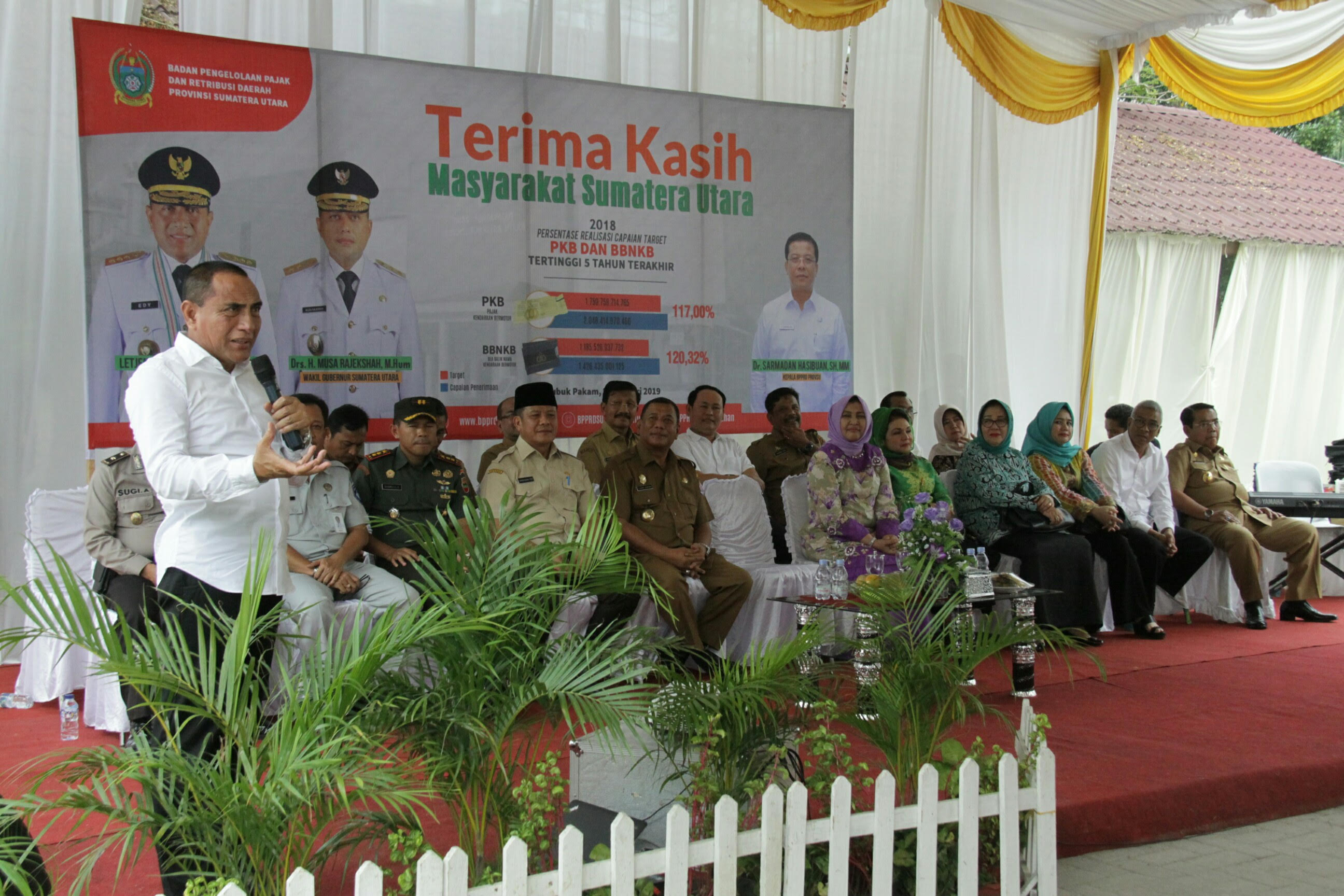 PKB dan BBNKB Over Target Rp 538 Milir  Gubsu: Berikan Pemahaman Masyarakat Pentingnya Bayar Pajak