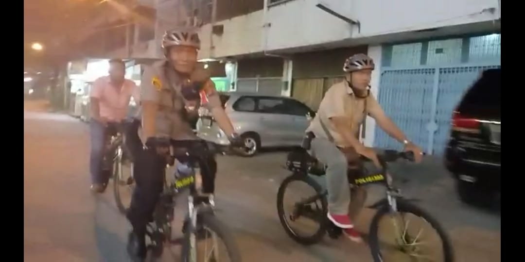 Patroli Sepeda, Antisipasi Kejahatan di Malam Hari