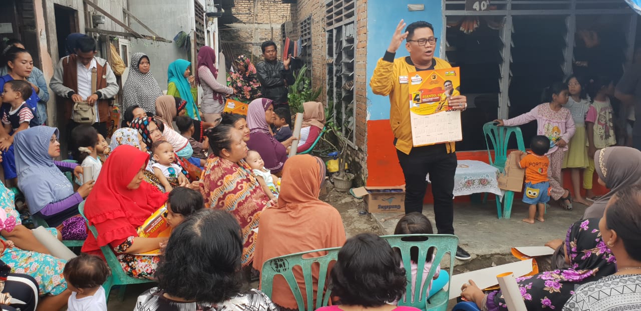 Doa Warga Buat Rianto Menuju Kursi DPRD Medan