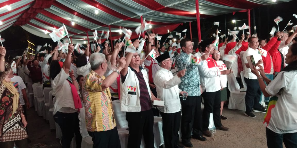 Nobar Debat Capres-Cawapres di Medan