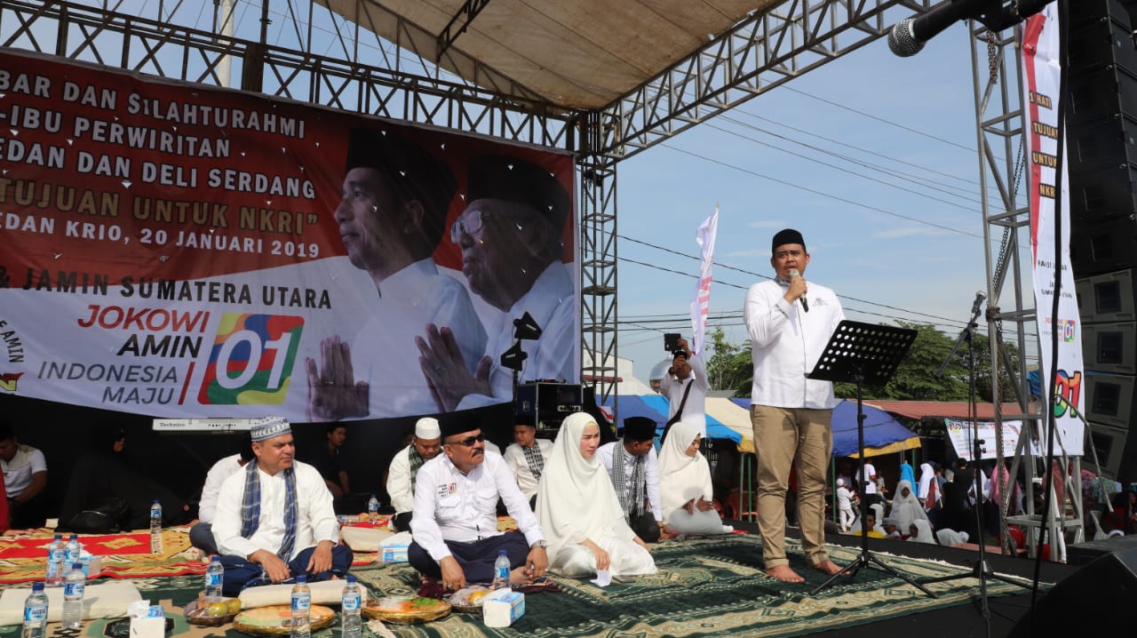Zikir Akbar Bersama Menantu Jokowi