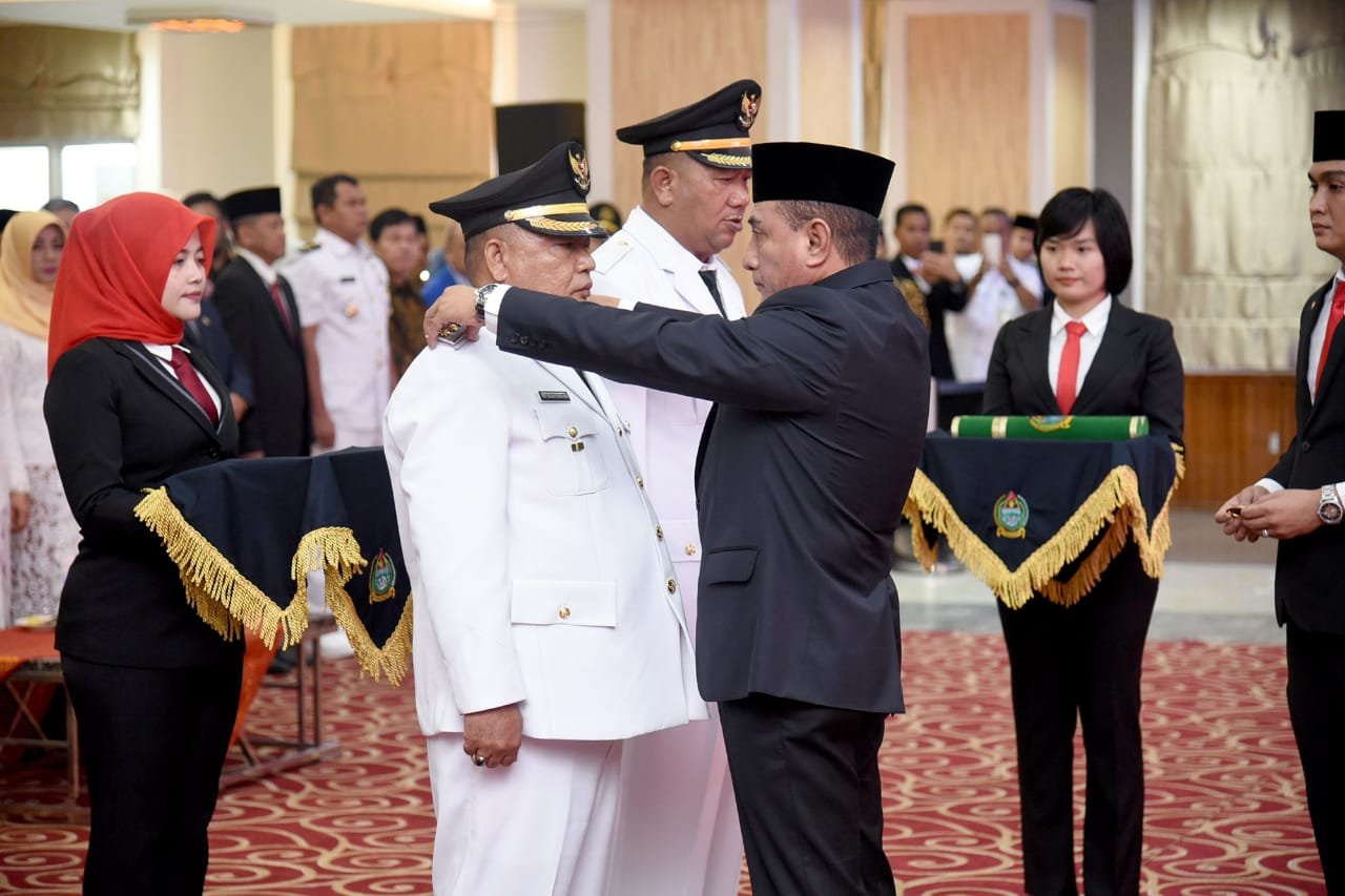 Gubsu Minta Bupati Langkat Tekan Jumlah Stunting