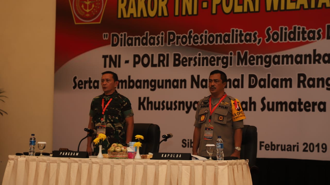 TNI - Polri Gelar Rakor Bersama Dalam Persiapan Pilpres dan pileg 2019
