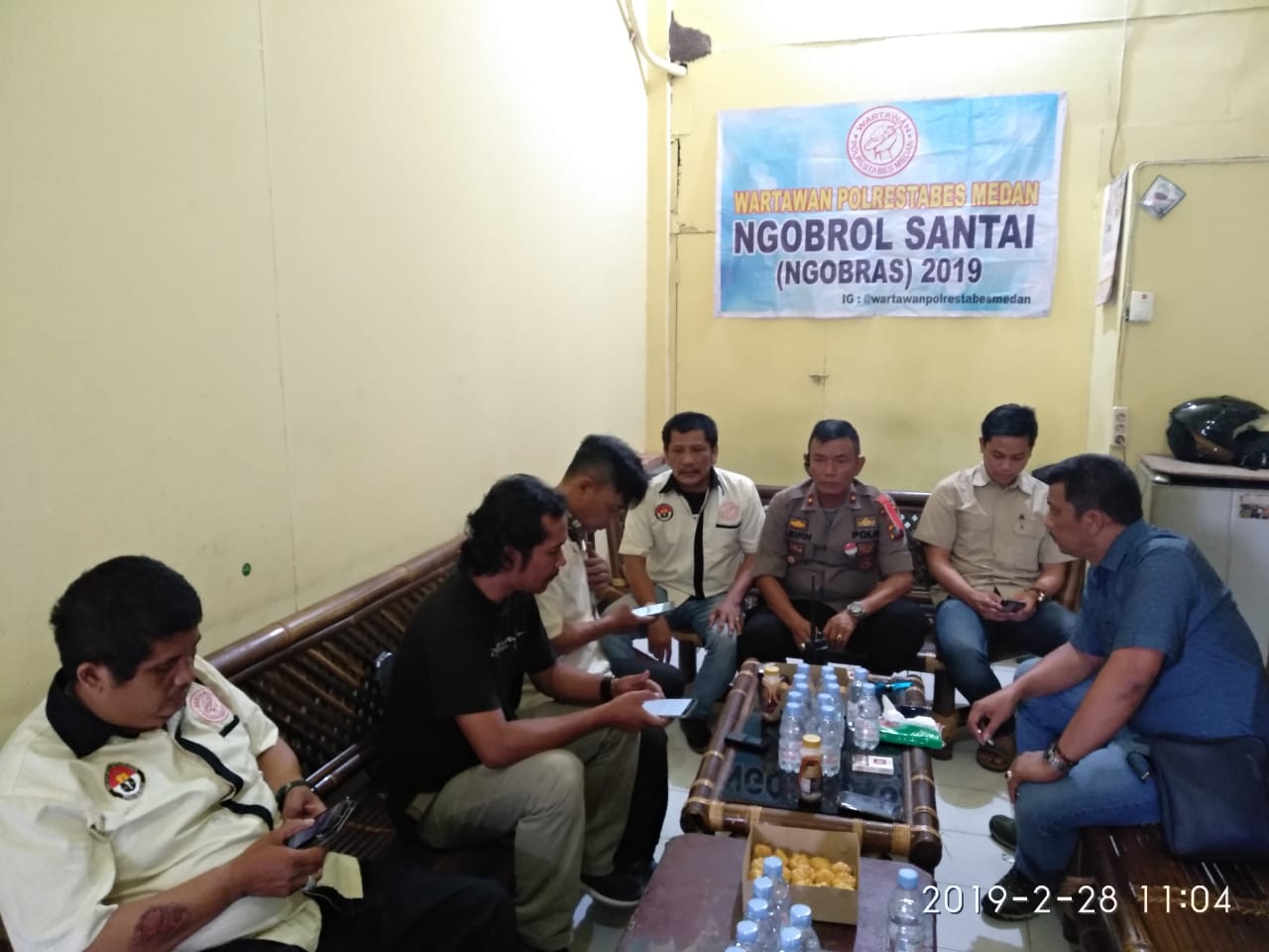 Ngobras Kapolsek Medan Timur, Paparkan Tujuan Patroli Bersepeda