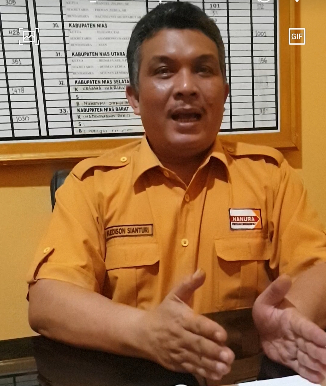 Sekjen DPD Hanura Sumut Ir Edison Sianturi :  Caleg yang Kompeten Menangkan Pileg 2019