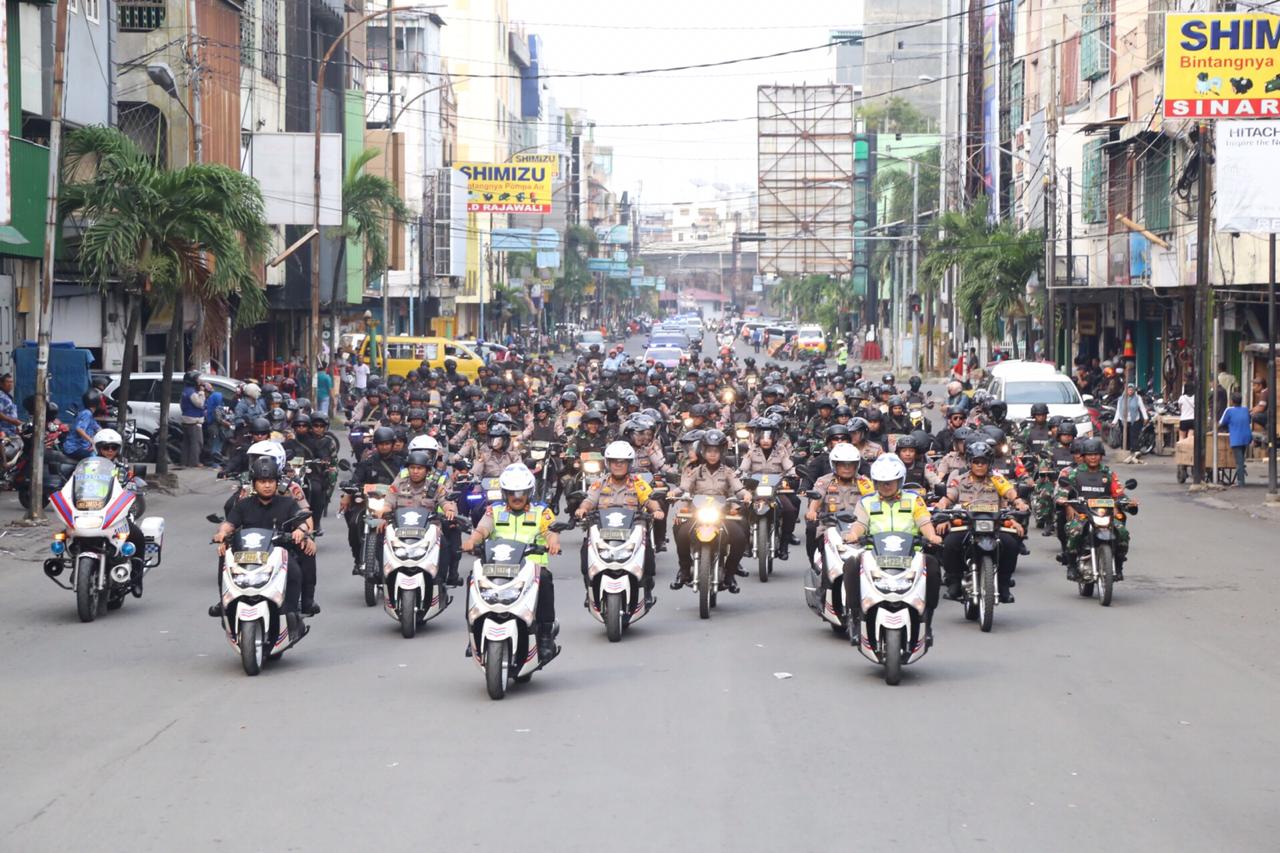 Kendarai Motor, Kapolda dan Pangdam Patroli Bersama