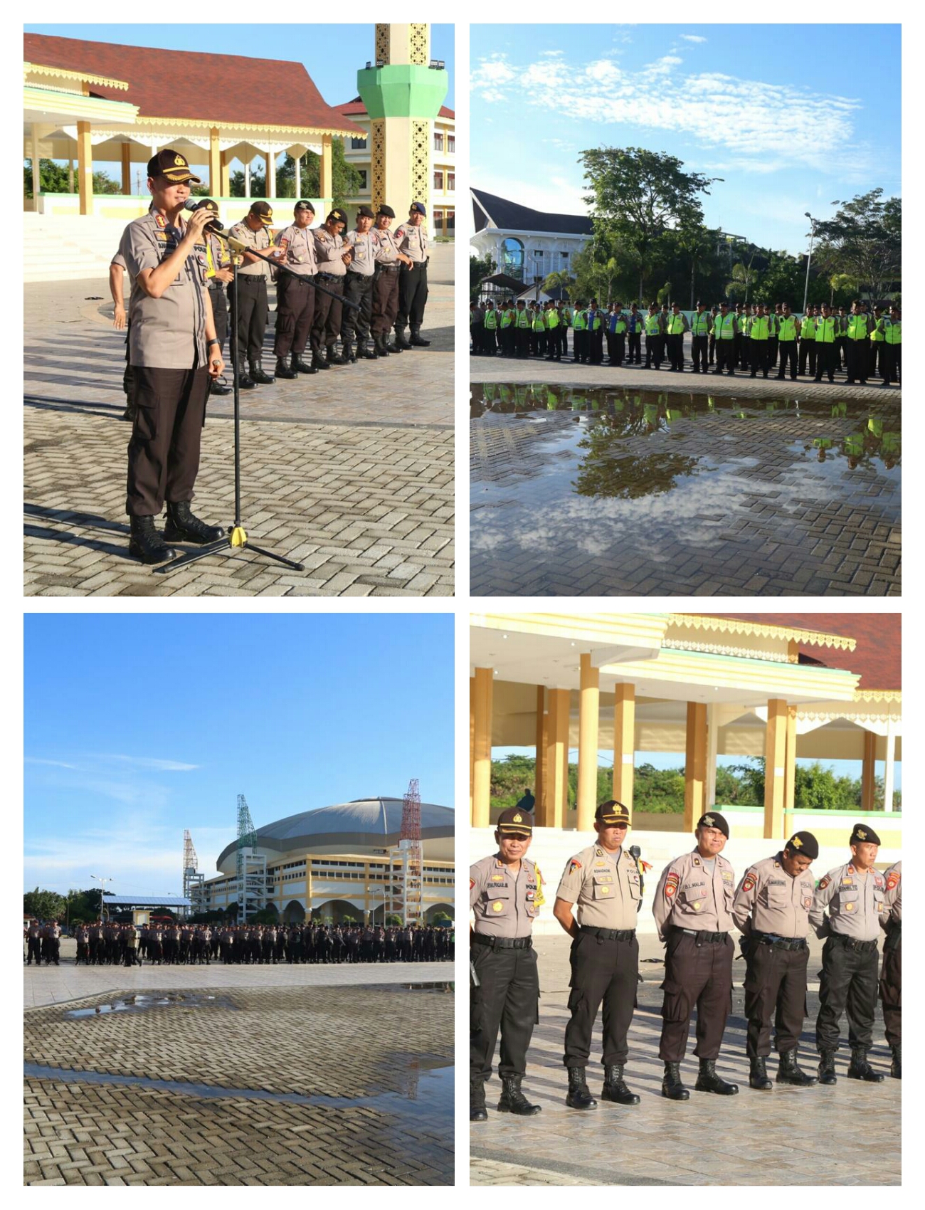 Kapolrestabes Medan Pimpin Gelar Pasukan PAM Kedatangan Presiden RI