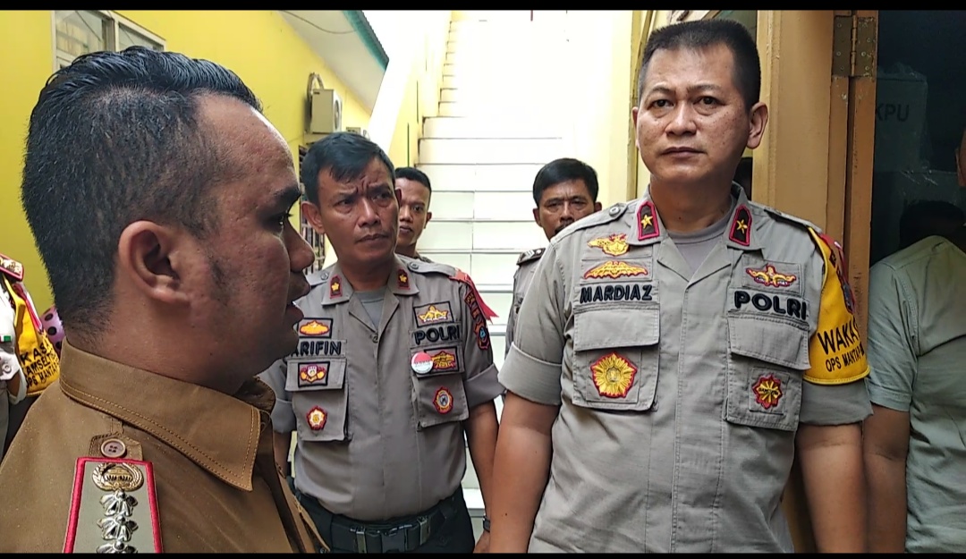 Wakapoldasu Tinjau Proses Rekapitulasi di Kecamatan Medan Timur