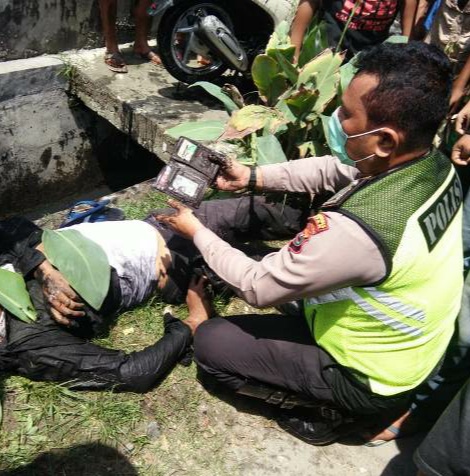 Mudik ke Medan, Pemotor Tewas Masuk Dalam Parit