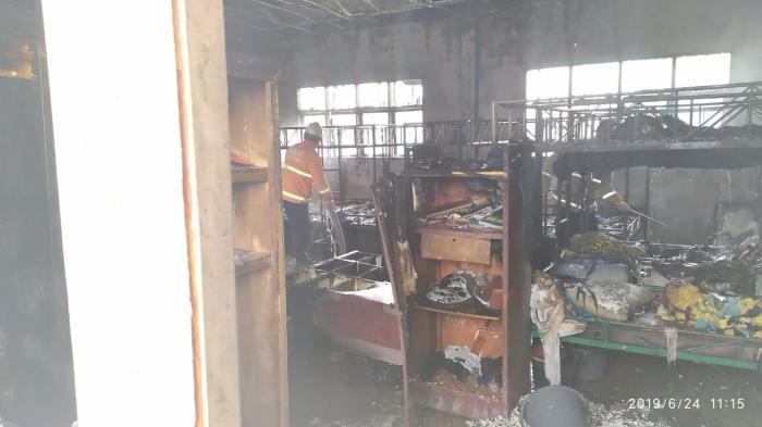 Ruang Pesantren Islamic Center Terbakar