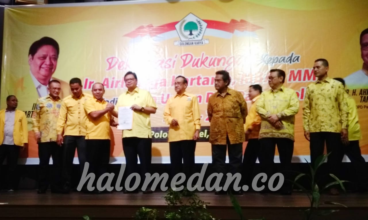 Golkar Sumut: Tak Ada Paksaan Mendukung Airlangga Hartarto