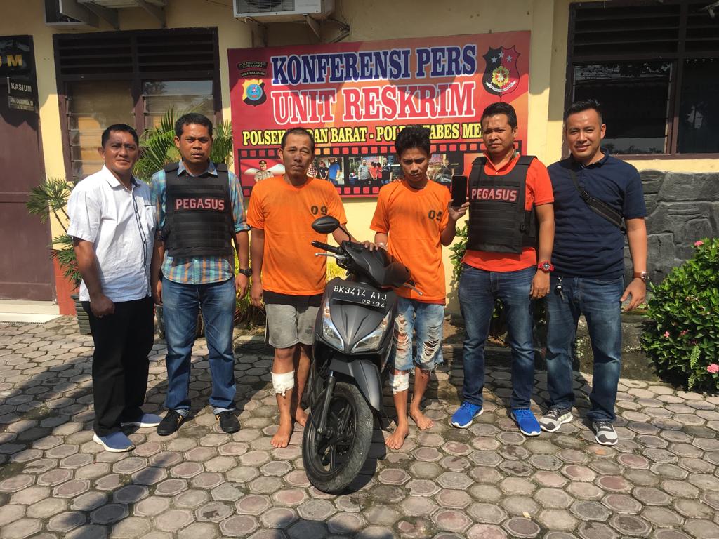 Dua Jembret Kesakitan Ditembak Polisi