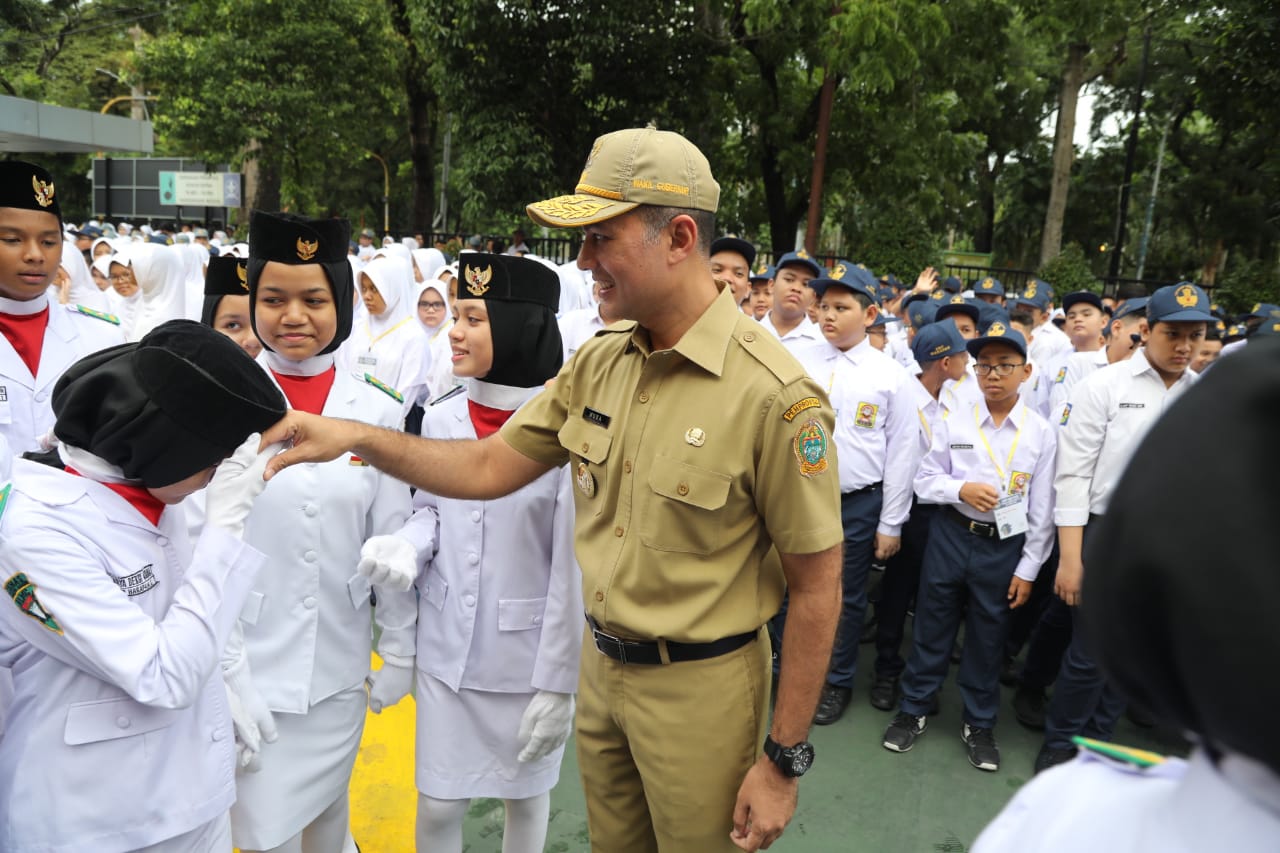 Wagub Jadi Irup di Hari Pertama Sekolah di Harapan