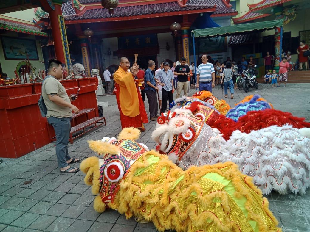 Barongsai Hisosu Binjai Meriahkan Hari Besar Seng Ong Kong