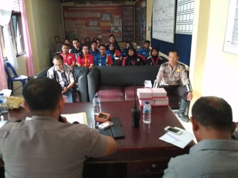 Kapolsek Medan Area Beri Wejangan Kepada Pengelola Swalayan dan Supermarket