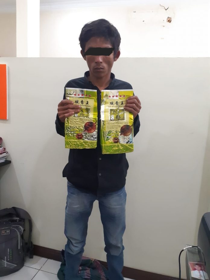 Polda Sumut Ringkus Kurir Narkoba dari Hotel Hawai Padang Bulan, BB 2 Kg Shabu