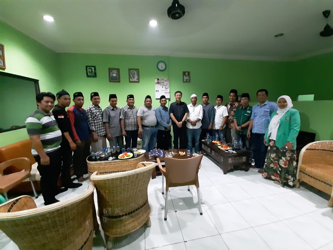 Hasyim SE Silaturrahmi di Kantor PCNU Medan, Burhanuddin : 