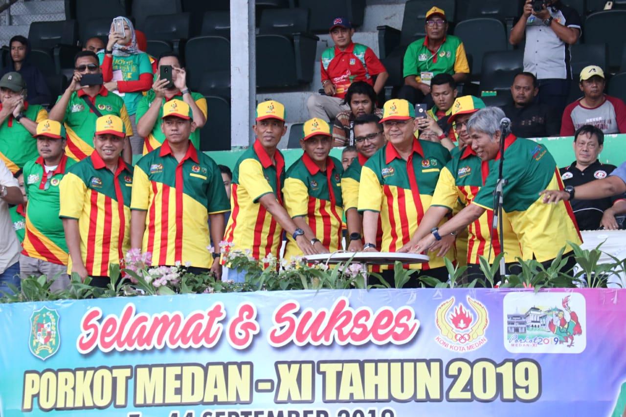 Wali Kota Buka Porkot XI Tahun 2019 Di Stadion Teladan