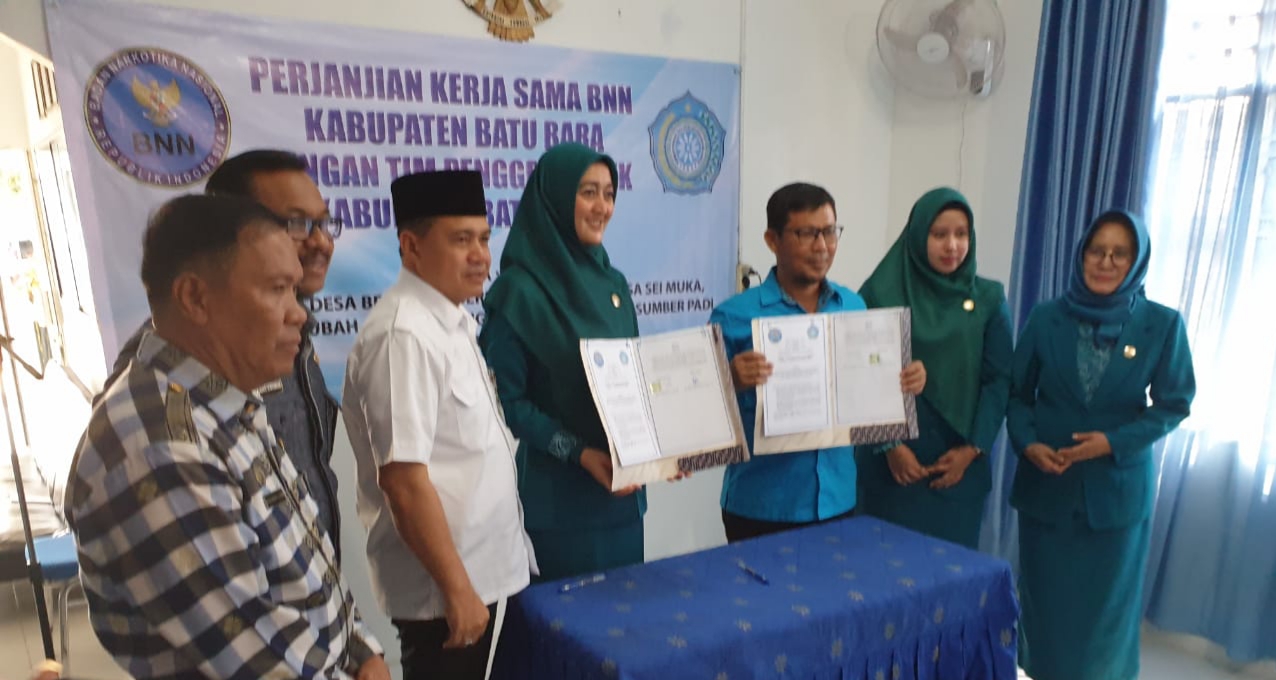 Bupati Batu Bara , Tim  dan BNN Canangkan Gerakan Anti Narkoba