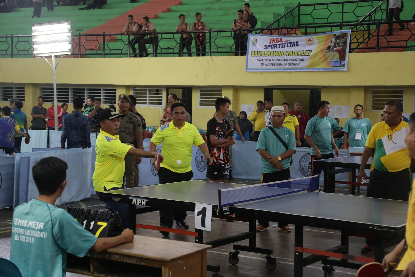 Bupati Labuhanbatu Buka Turnamen Tenis Meja Bupati Cup VII 2019