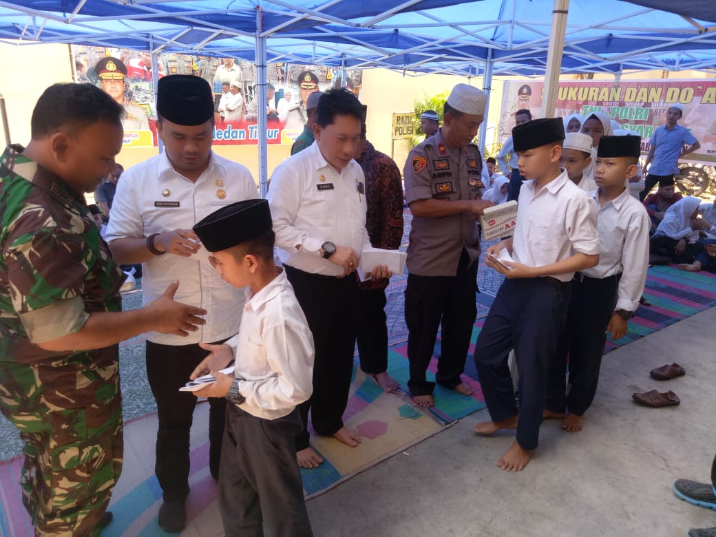 Pemilu Kondusif, Polsek Medan Timur Syukuran