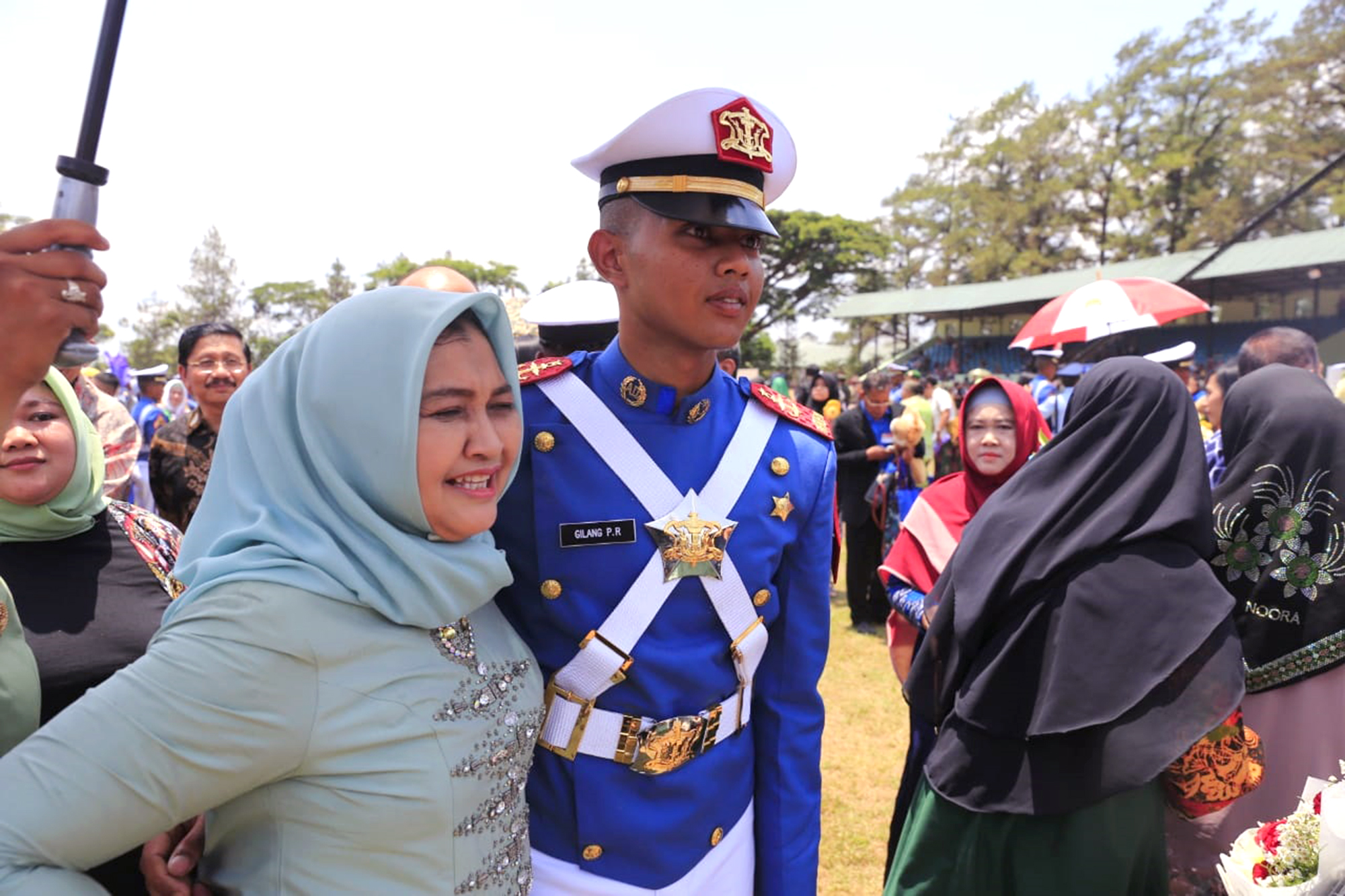 Gubsu Edy Bangga Putranya Gilang Prasetya Wisuda Taruna Akmil