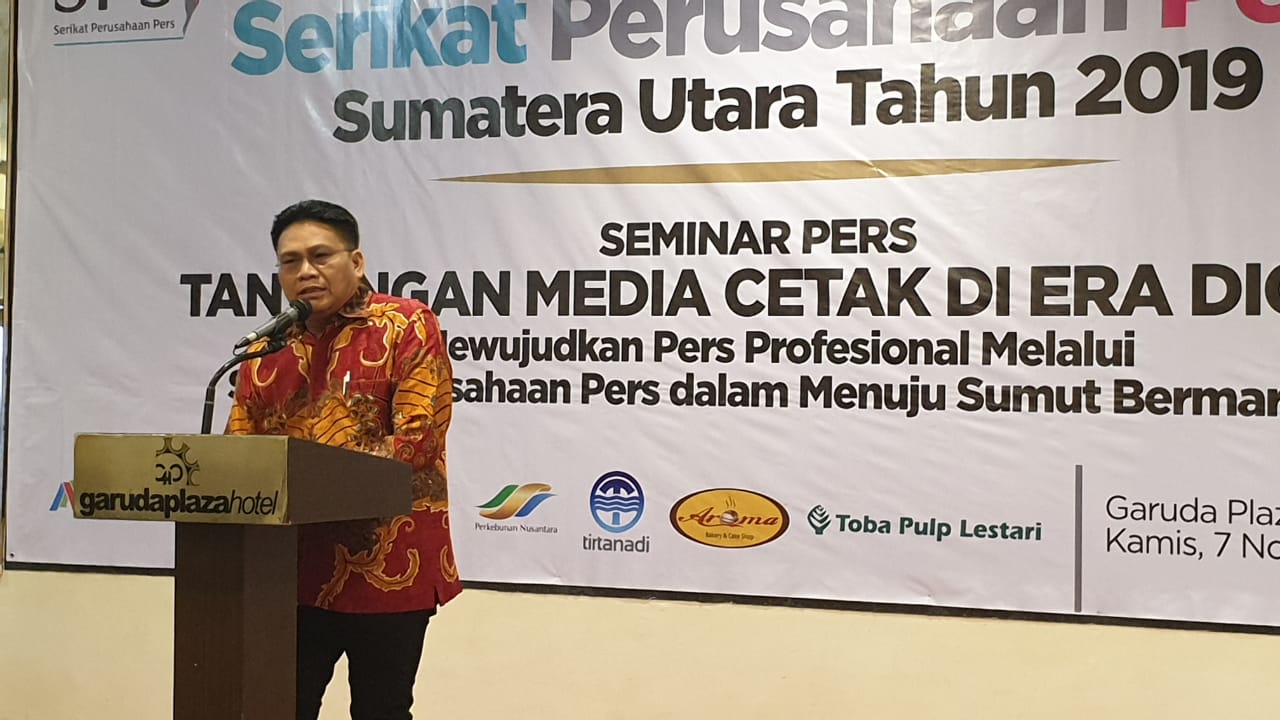 Muscab ke-XVI dan Seminar Pers SPS Sumut 2019, Rianto Ahgly : Berita Kritis Itu Untuk Membangun
