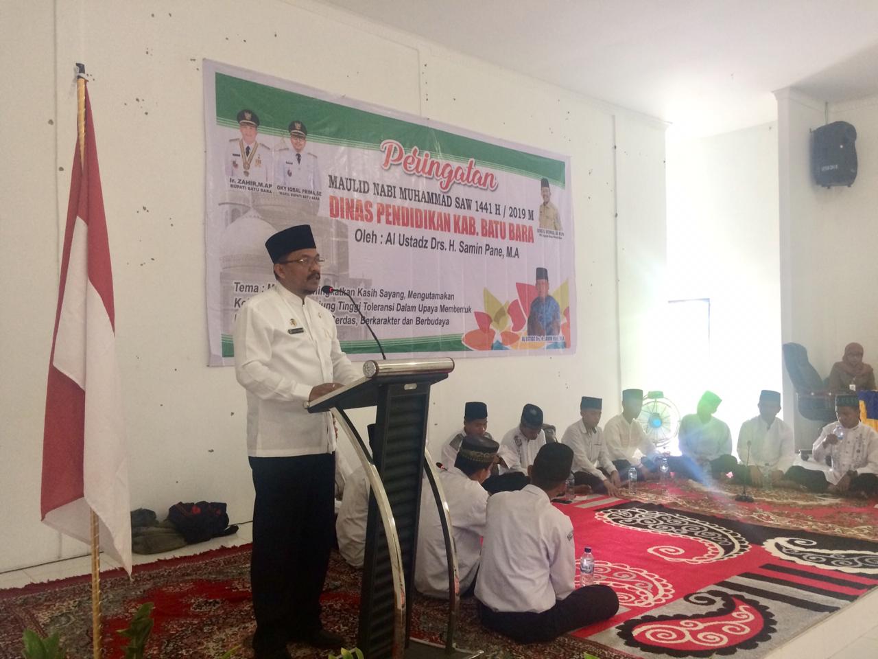 Plt. Kadisdik Batu Bara, Ilyas : Mari kita  Pelajari Sejarah Perjuangan Nabi Besar Muhammad SAW.