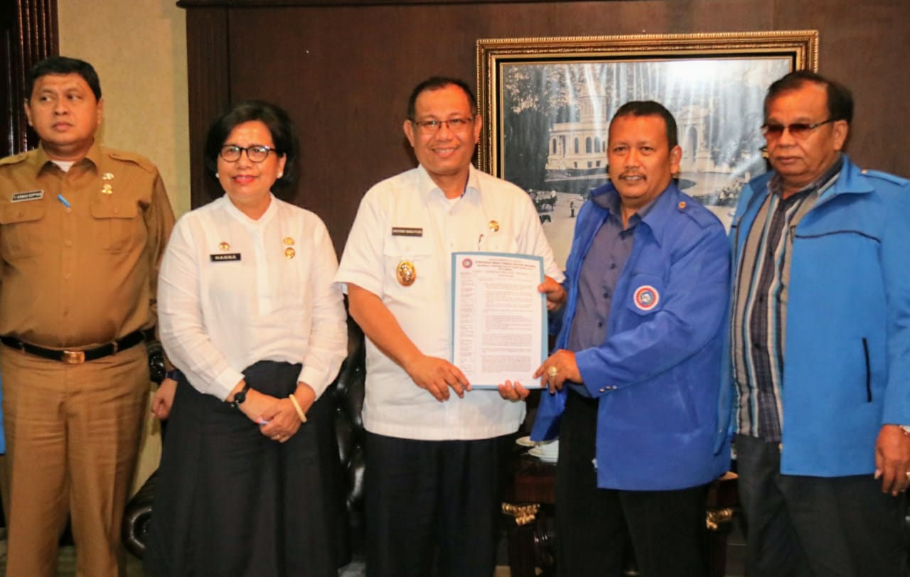 DPC KSPSI Kota Medan Sampaikan 3 Aspirasi Pekerja Kepada Plt Wali Kota